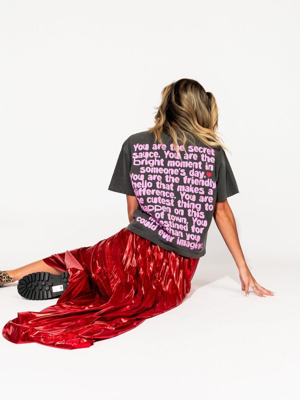 Dressed in LALA Being Yourself Is Cool Tee - S/M - Picture 4 of 10